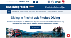 Desktop Screenshot of phuketdiving.org